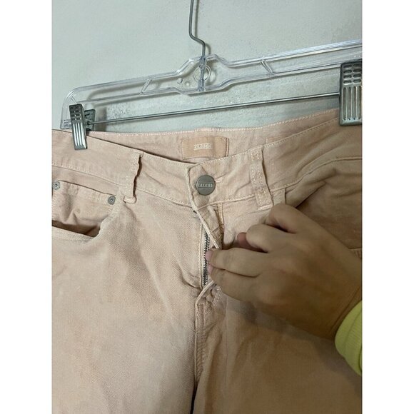Closed Baker Light Pink Velvet Skinny Pants Size 30 - Picture 4 of 13